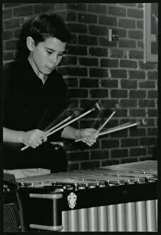 Hertfordshire Gallery: Lewis Wright playing the vibraphone at The Fairway, Welwyn Garden City, Hertfordshire, 2003