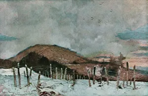 L'Hartmannswillerkopf, 1916 (1924) Creator: Francois Flameng