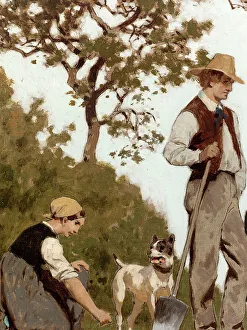 Didier Jules Prints: L'horticulture : Esquisse pour l'école de la rue Château-Landon