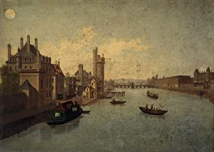 1st Arrondissement Prints: L'Hôtel de Conti, la Tour de Nesle