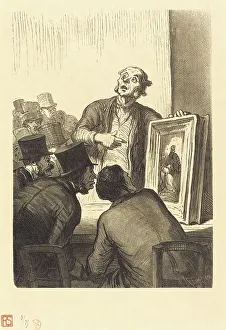 Expert Prints: L'Hotel des Commissaires-priseurs: L'Expert, 1863. Creator: Charles Maurand