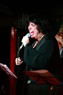Pizza Express Prints: Liane Carroll, jazz musician, Pizza Express, Dean St, Soho, London