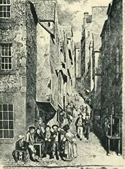 Libberton Wynd from the Cowgate, early 19th century, (1946). Creator: Walter Geikie