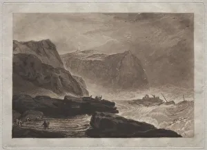 Joseph Mallord William Turner British Prints: Liber Studiorum: Coast of Yorkshire