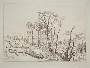 Liber Studiorum: Crowhurst, Sussex. Creator: Joseph Mallord William Turner (British, 1775-1851)