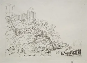 Liber Studiorum: Dumblain Abbey, Scotland. Creator: Joseph Mallord William Turner (British