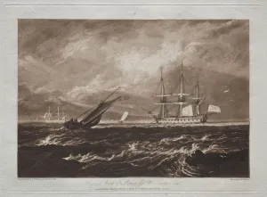 Joseph Mallord William Turner British Prints: Liber Studiorum: The Leader Sea-piece