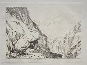 Etching And Mezzotint Prints: Liber Studiorum: Mt. St. Gothard