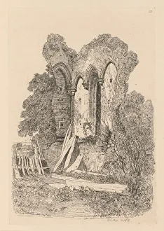 Liber Studiorum: Plate 23, Ruins at Beeston, Norfolk: No. 3, 1838. Creator: John Sell Cotman