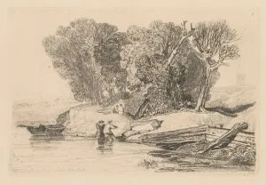 John Sell Cotman British Prints: Liber Studiorum: Plate 7, Postwick Grove