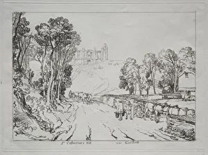 Liber Studiorum: St. Catherines Hill, near Guilford. Creator: Joseph Mallord William Turner