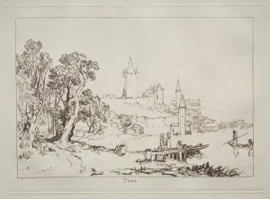 Liber Studiorum: Ville de Thun, Switzerland. Creator: Joseph Mallord William Turner (British