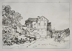 Liber Studiorum: Watermill. Creator: Joseph Mallord William Turner (British, 1775-1851)