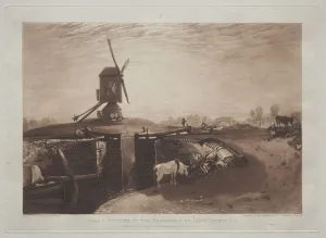 Liber Studiorum: Windmill and Lock. Creator: Joseph Mallord William Turner (British, 1775-1851)