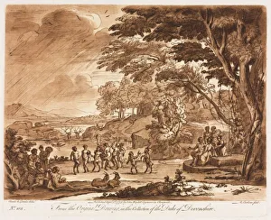 Richard Earlom Prints: Liber Veritatis: No. 108, Landscape with Satyrs and Nymphs Dancing, 1775. Creator