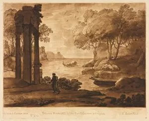Claude Lorrain French Gallery: Liber Veritatis: No. 200, A View on the Sea Shore, with the Story of Jesus, 1777. Creator
