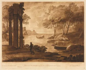 Liber Veritatis: No. 200, A View on the Sea Shore, with the Story of Jesus, 1777. Creator Liber Veritatis: No. 200, A View on the Sea Shore, with the Story of Jesus, 1777. Creator