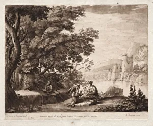 Liber Veritatis: No. 38, The Repose of the Holy Family along a River, 1774. Creator Liber Veritatis: No. 38, The Repose of the Holy Family along a River, 1774. Creator
