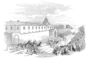 Dublin County Dublin Ireland Prints: Liberation of Mr O Connell... arrival of the news at the penitentiary, 1844