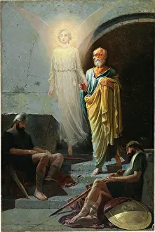 The Liberation of Saint Peter, 1889. Creator: Ryabushkin, Andrei Petrovich (1861-1904)