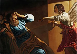 Honthorst Prints: The Liberation of Saint Peter, c. 1616-1618. Creator: Honthorst, Gerrit, van (1590-1656)
