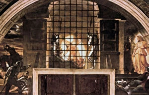 Behind Bars Gallery: The Liberation of St Peter, 1514. Artist: Raphael