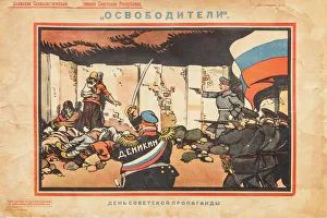 Anxiety Collection: Liberators, 1919. Creator: Deni (Denisov), Viktor Nikolaevich (1893-1946)