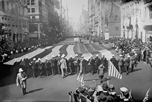 War Bond Prints: Liberty Parade, 1917 or 1918. Creator: Bain News Service