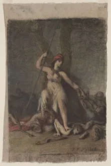 1814 1875 Prints: Liberty, probably 1848. Creator: Jean-Francois Millet (French, 1814-1875)