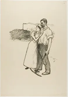 Pickaxe Prints: Libertys Last Refuge, July 1894. Creator: Theophile Alexandre Steinlen