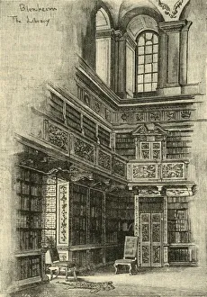 Blenheim Palace Collection: In the Library (1870), 1898. Creator: Unknown