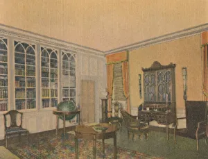 Capitol Souvenir Prints: The Library, 1946
