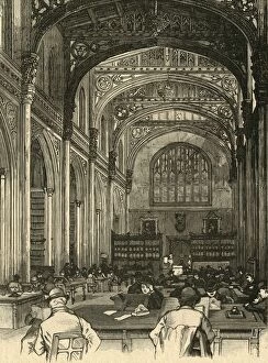 Thornbury Gallery: The Library, Guildhall, 1897. Creator: Unknown