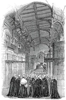 Inn Of Court Gallery: The Library - presentation of the address, Lincolns Inn New Buildings, 1845