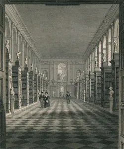 Storer Prints: Library, Trinity College, Cambridge