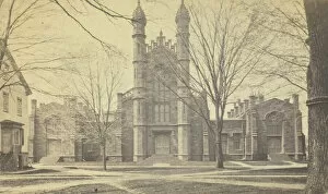 Library, Yale University, 19th century. Creator: Peck Brothers