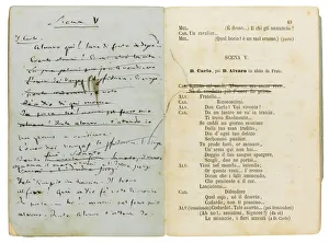 1863 Prints: Libretto of the opera La forza del destino by F. M. Piave, revised by the composer, 1863