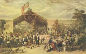 George Hunt Gallery: The Licensed Victuallers Annual Dinner, Mermaid Tavern, Hackney, 1866. Artist: George Hunt