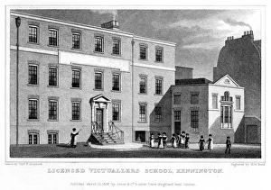 Licensed Victuallers School, Kennington, London, 1828. Artist: HW Bond