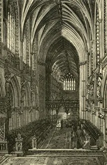 Our Own Country Collection: Lichfield Cathedral (Interior, looking West), 1898. Creator: Unknown