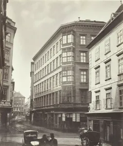 Lichtensteg No. 2, Zinshaus des Herrn A. Denk, 1860s. Creator: Unknown Lichtensteg No. 2, Zinshaus des Herrn A. Denk, 1860s. Creator: Unknown