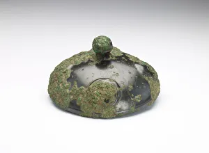 Wine Vessel Prints: Lid of a you, Western Zhou dynasty, late 11th-early 10th century BCE. Creator: Unknown
