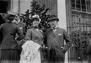 Sportswoman Prints: Lida Fleitmann - Col. Wm. Jay, between c1910 and c1915. Creator: Bain News Service