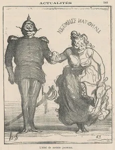 National Assembly Prints: L'idéal de certains journaux, 19th century. Creator: Honore Daumier