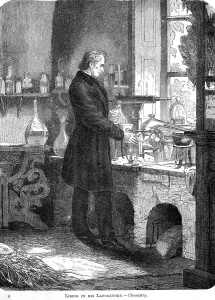 Laboratory Prints: Liebig in His Laboratory-Chemistry, mid 19th century (c1885)