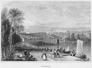 River Meuse Gallery: Liege, 1850. Artist: Archelaus Cruse