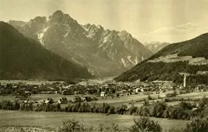 Eastern Alps Gallery: Lienz and the Spitzkofel, Tyrol, Austria, c1935. Creator: Unknown