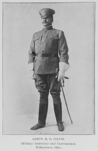 Davis Prints: Lieut. B. O. Davis. Military Instructor and Commandant