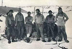 Lieut. Campbells Party on their Return to Cape Evans, 7 November 1912, (1913)