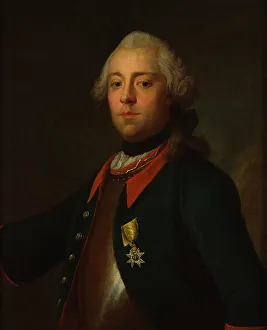 Pigtail Prints: Lieutenant Carl de Geer, at the earliest 1748. Creator: Olof Arenius